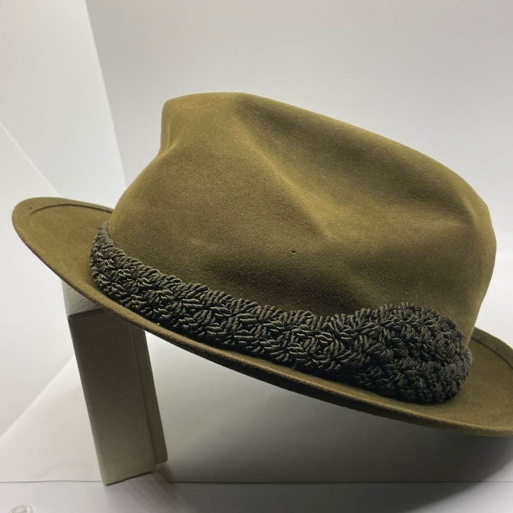 Vintage 1960s Royal STETSON Fedora ~ size 7 ~ Trilby ~ Overwelt Edge' - Picture 5 of 15
